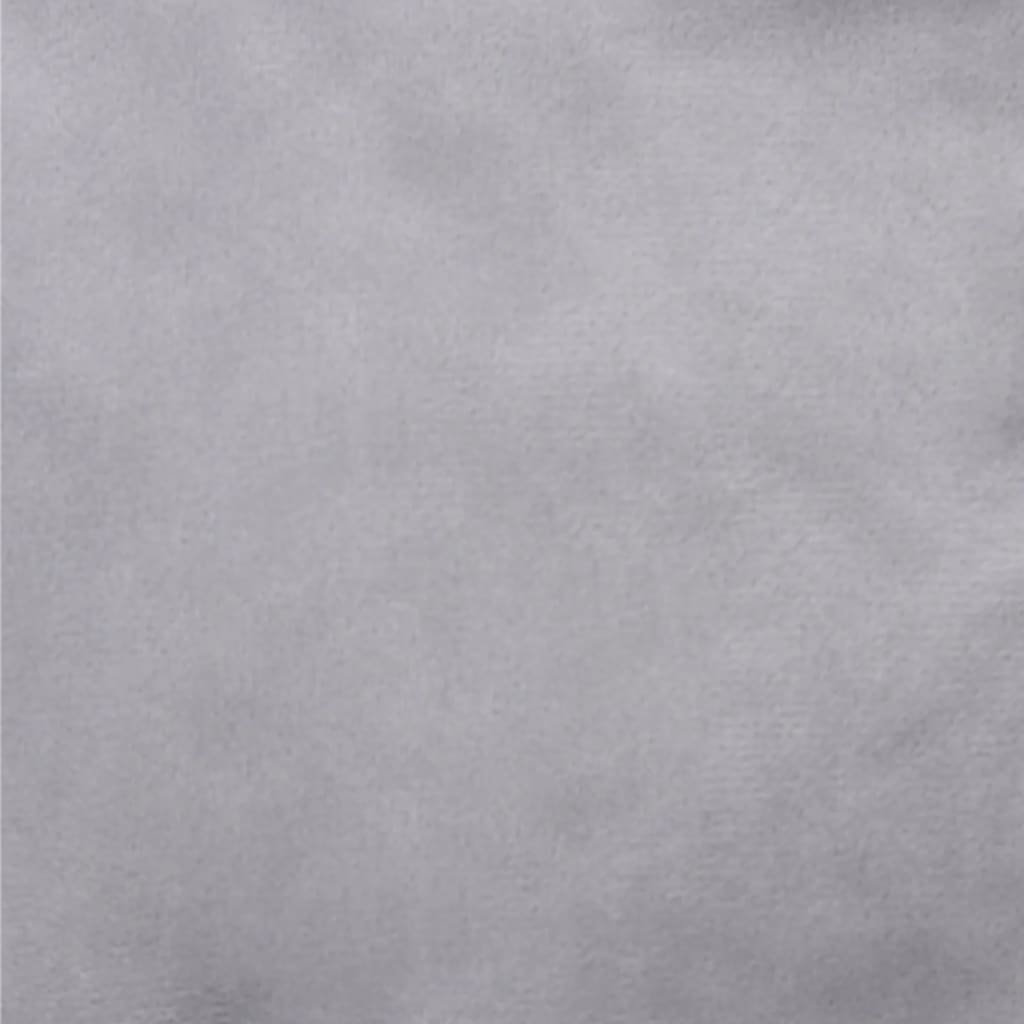 Hondenmand Pluche En Kunstleer Zwart En 99 x 89 x 21 cm Grijs