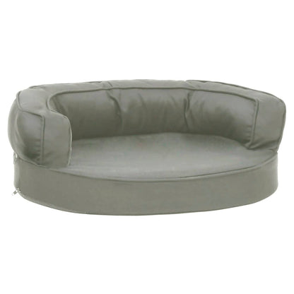 Hondenbed Ergonomisch Linnen-Look 60 x 42 cm Grijs