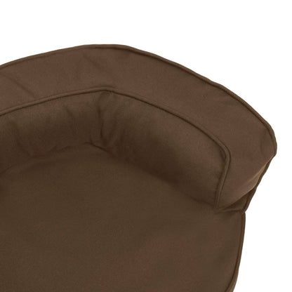 Hondenbed Ergonomisch Linnen-Look 60 x 42 cm Bruin