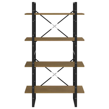 Boekenkast met 4 schappen 80x30x140 cm massief grenenhout
