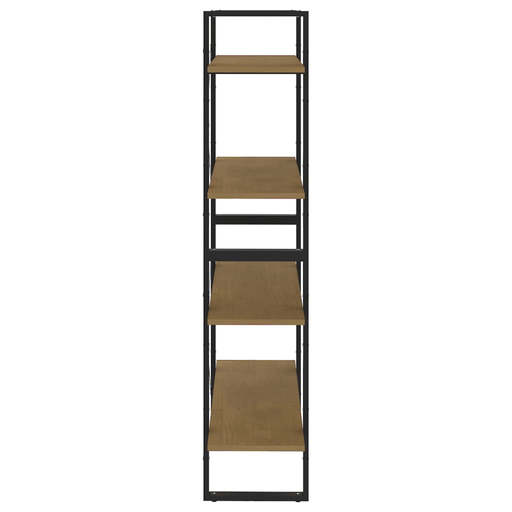 Boekenkast met 4 schappen 80x30x140 cm massief grenenhout