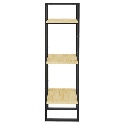 Boekenkast met 3 schappen 40x30x105 cm massief grenenhout