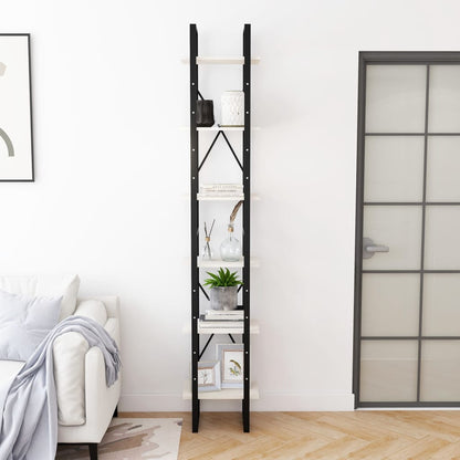 Hoge kast 40x30x210 cm massief grenenhout wit