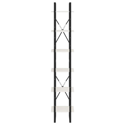 Hoge kast 40x30x210 cm massief grenenhout wit