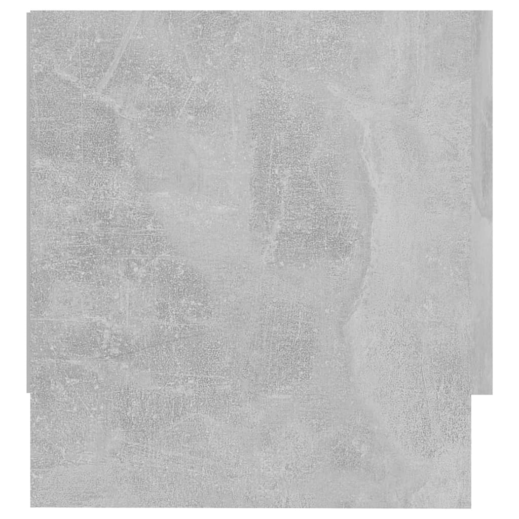 Kledingkast 100x32,5x35 cm bewerkt hout betongrijs