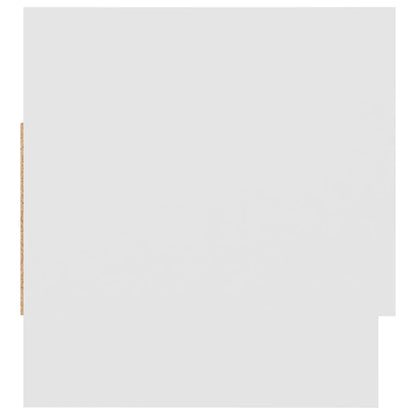 Kledingkast 70x32,5x35 cm bewerkt hout wit
