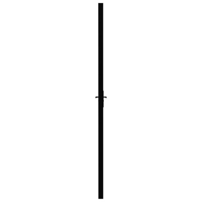 Binnendeur 102,5x201,5 cm ESG-glas en aluminium zwart