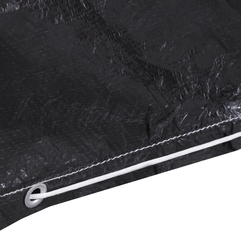 Schommelbankhoezen 2 st met 6 oogjes 185x117x170 cm