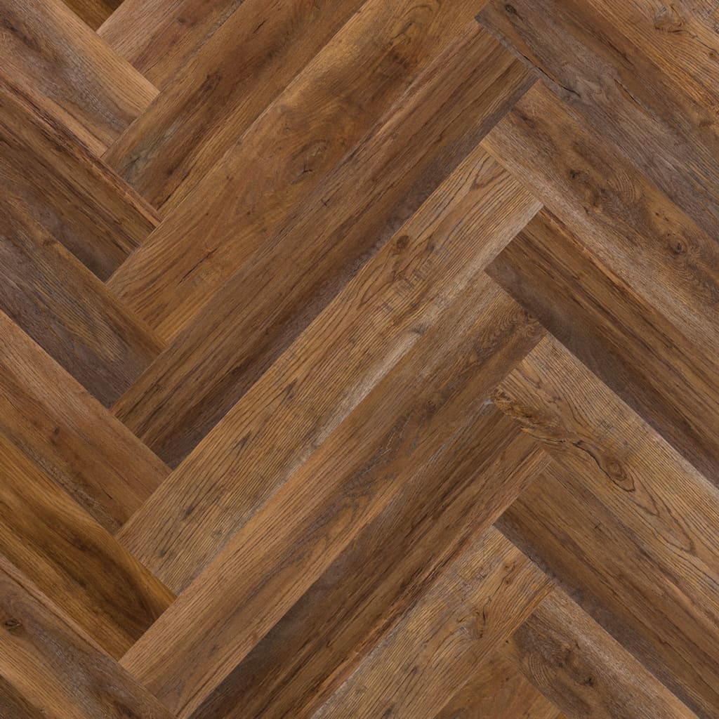 Wallart Planken Gl-Wa34 Hout-Look Schuurhout Eiken 30 Omberbruin