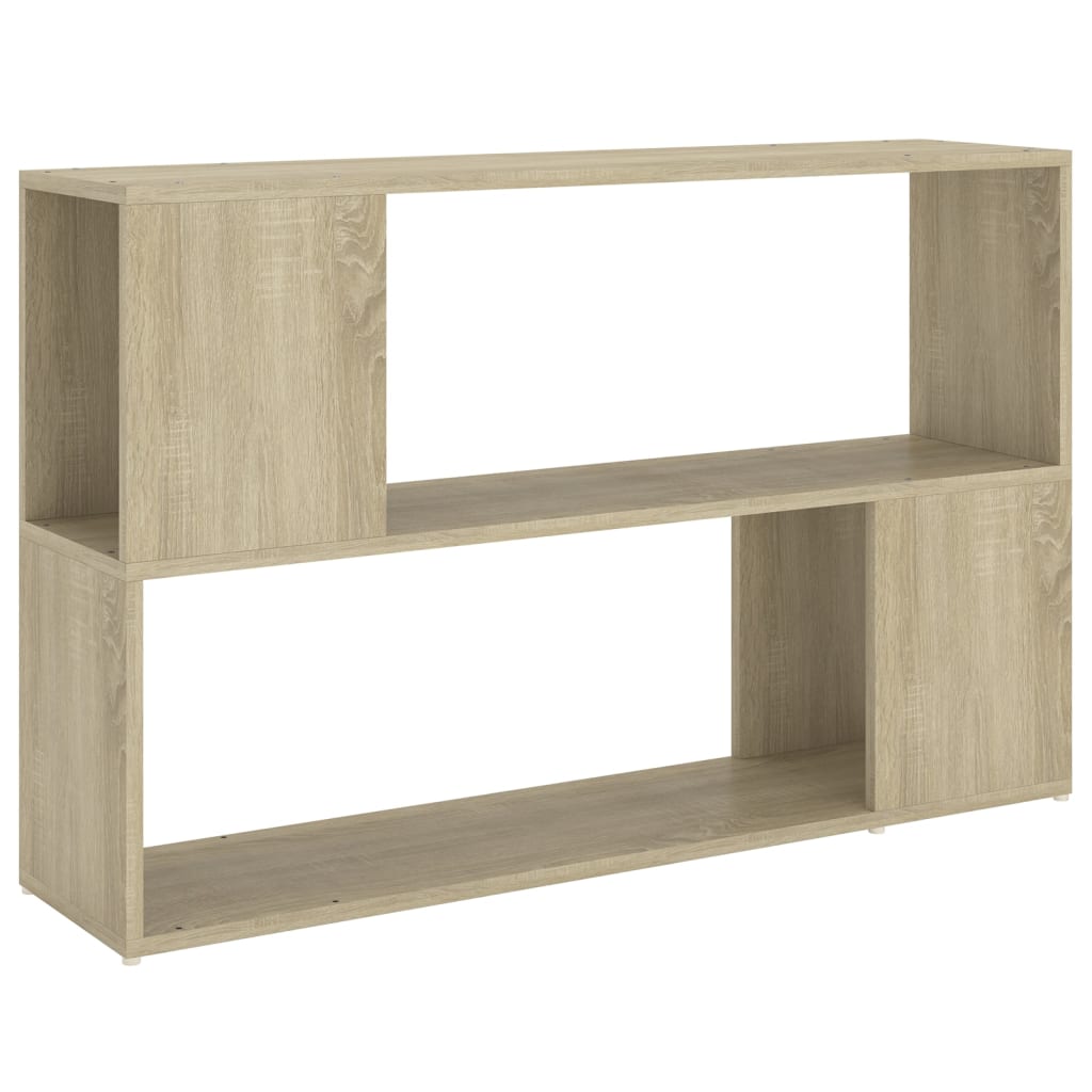 Boekenkast 100x24x63 cm bewerkt hout sonoma eikenkleurig