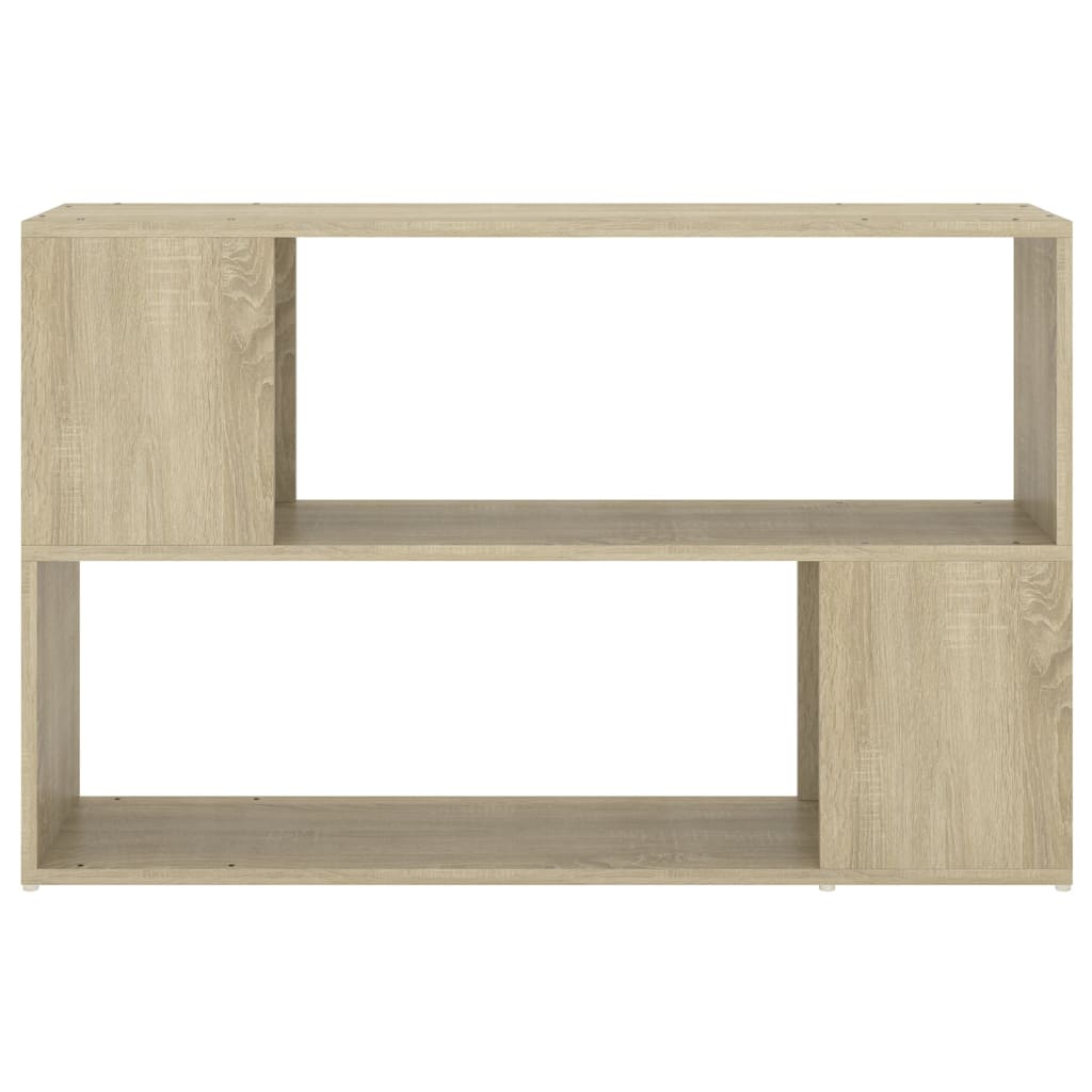 Boekenkast 100x24x63 cm bewerkt hout sonoma eikenkleurig