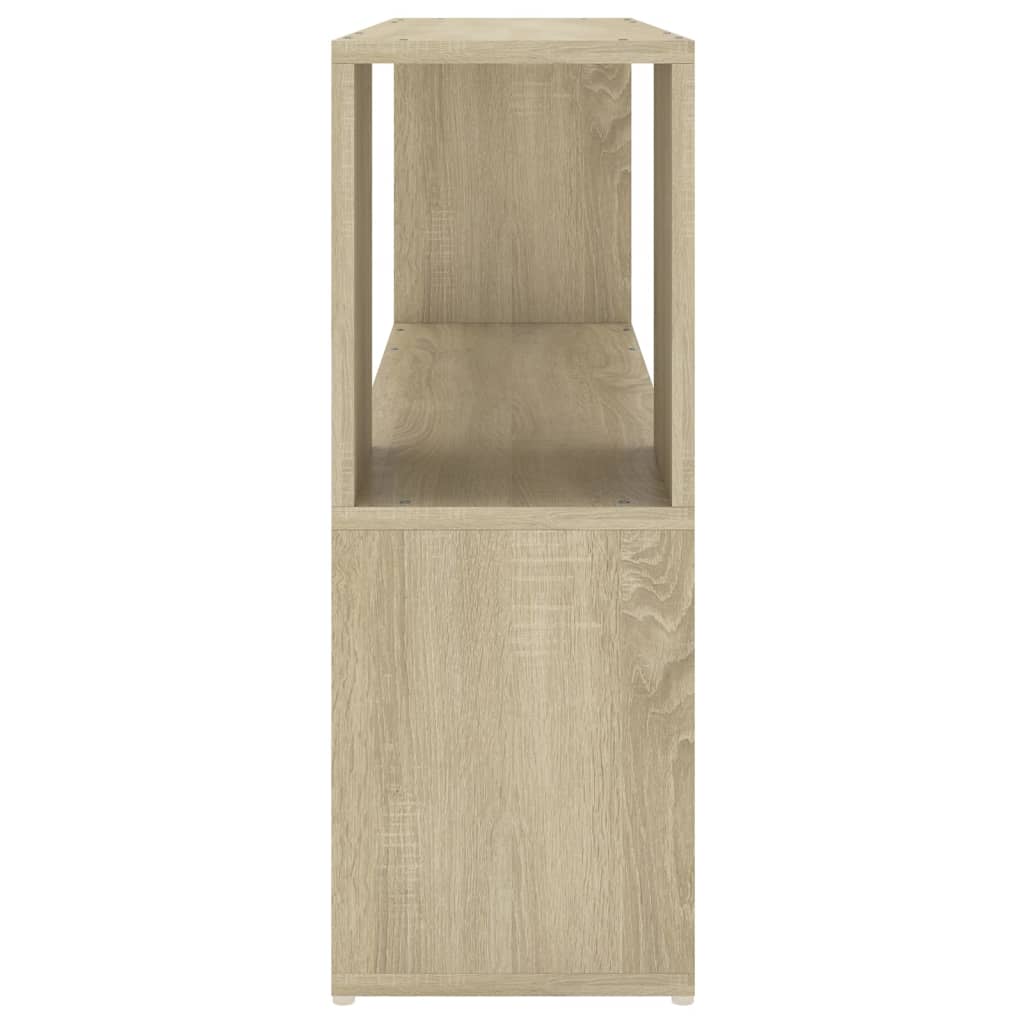 Boekenkast 100x24x63 cm bewerkt hout sonoma eikenkleurig