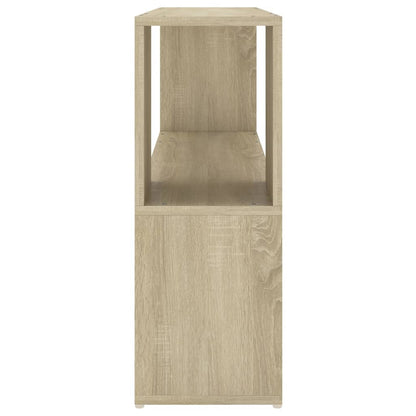 Boekenkast 100x24x63 cm bewerkt hout sonoma eikenkleurig
