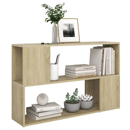 Boekenkast 100x24x63 cm bewerkt hout sonoma eikenkleurig