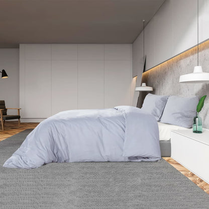 Dekbedovertrekset lichtgewicht 260x220 cm microvezel grijs