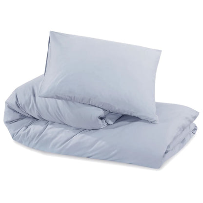 Dekbedovertrekset lichtgewicht 260x220 cm microvezel grijs