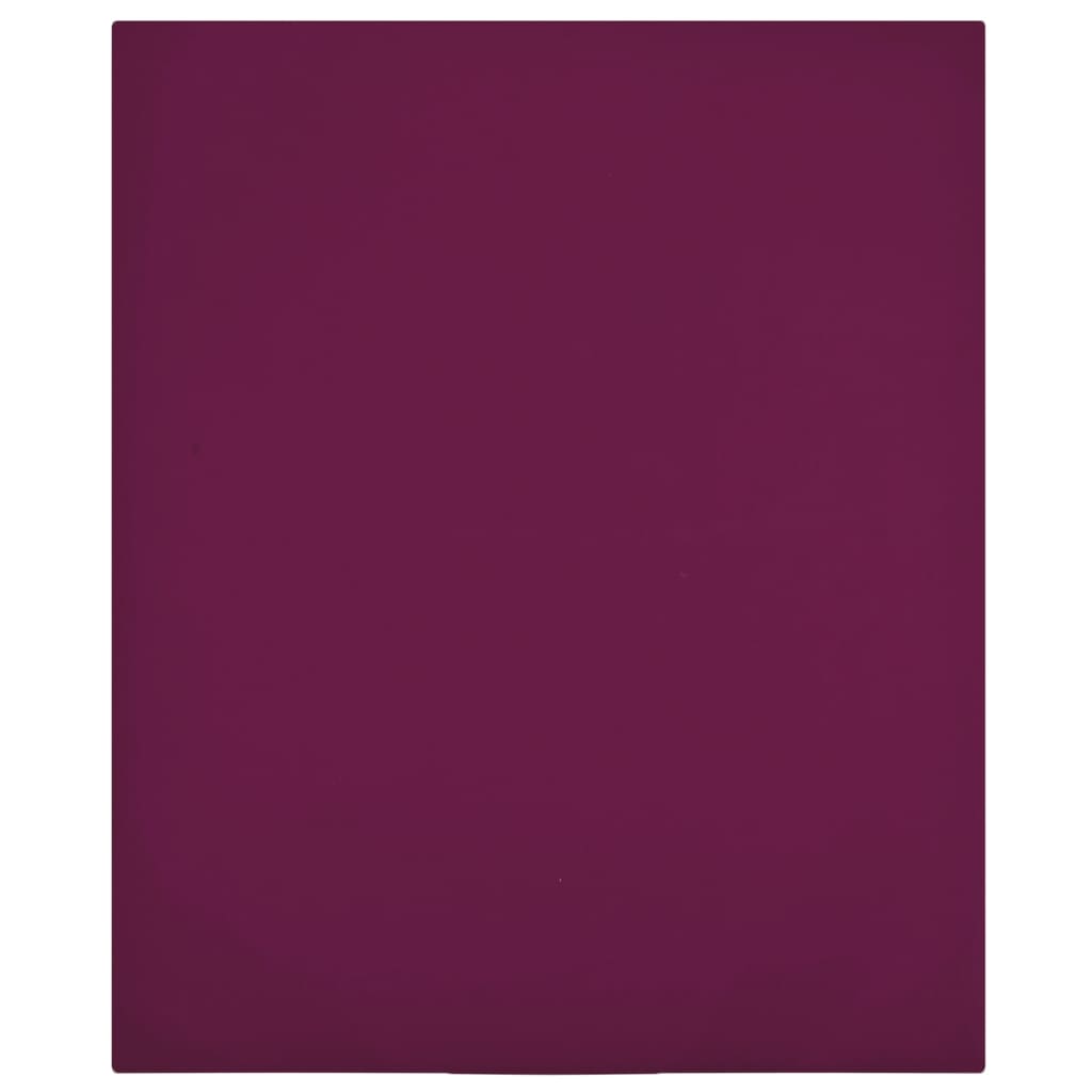 Hoeslakens jersey 2 st 180x200 cm katoen bordeauxrood