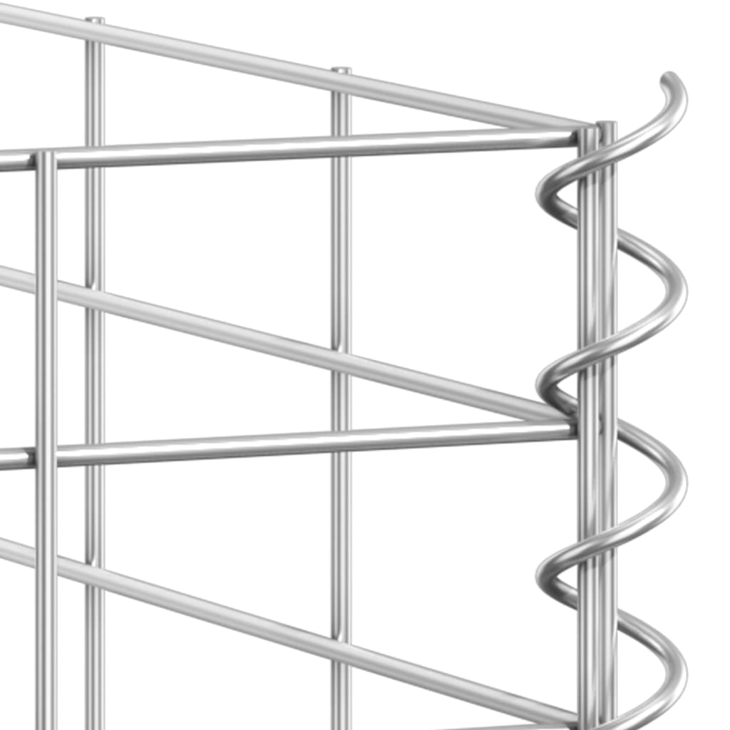 Schanskorf Plantenbakken 3 St Verhoogd 30X30X200 Cm Ijzer 30 x 30 x 200 cm (3 pcs)