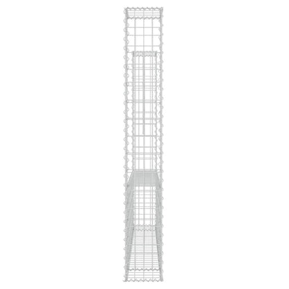 Schanskorf U-Vormig Met 2 Palen Ijzer 140 x 20 x 150 cm