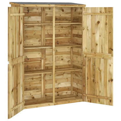 Tuinschuur 123x45x171 cm geïmpregneerd massief grenenhout