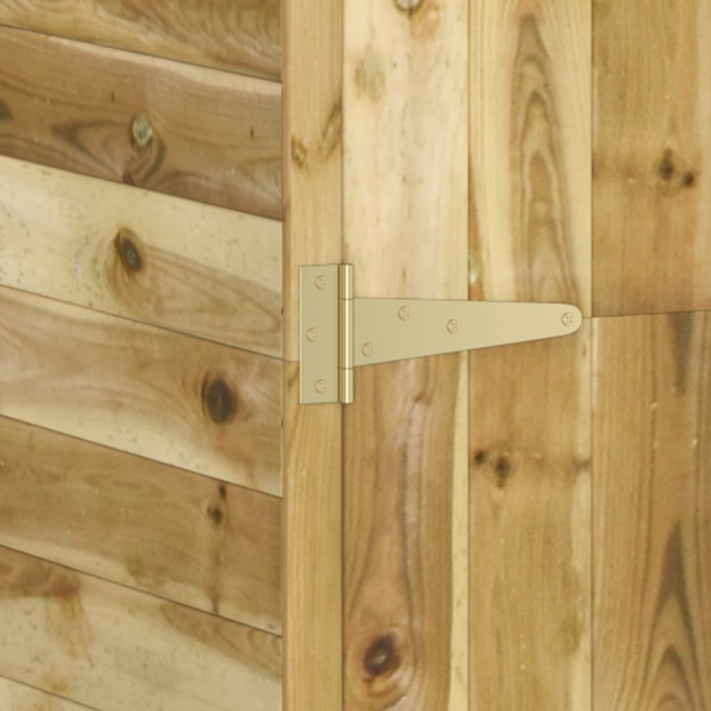 Tuinschuur 123x45x171 cm geïmpregneerd massief grenenhout