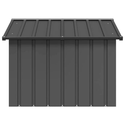 Hondenhok 116,5X103X81,5 Cm Gegalvaniseerd Staal Kleur 116.5 x 103 x 81.5 cm Antraciet
