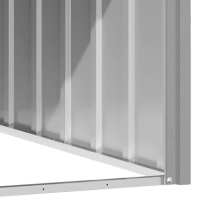 Hondenhok 116,5X103X81,5 Cm Gegalvaniseerd Staal 116.5 x 103 x 81.5 cm Grijs
