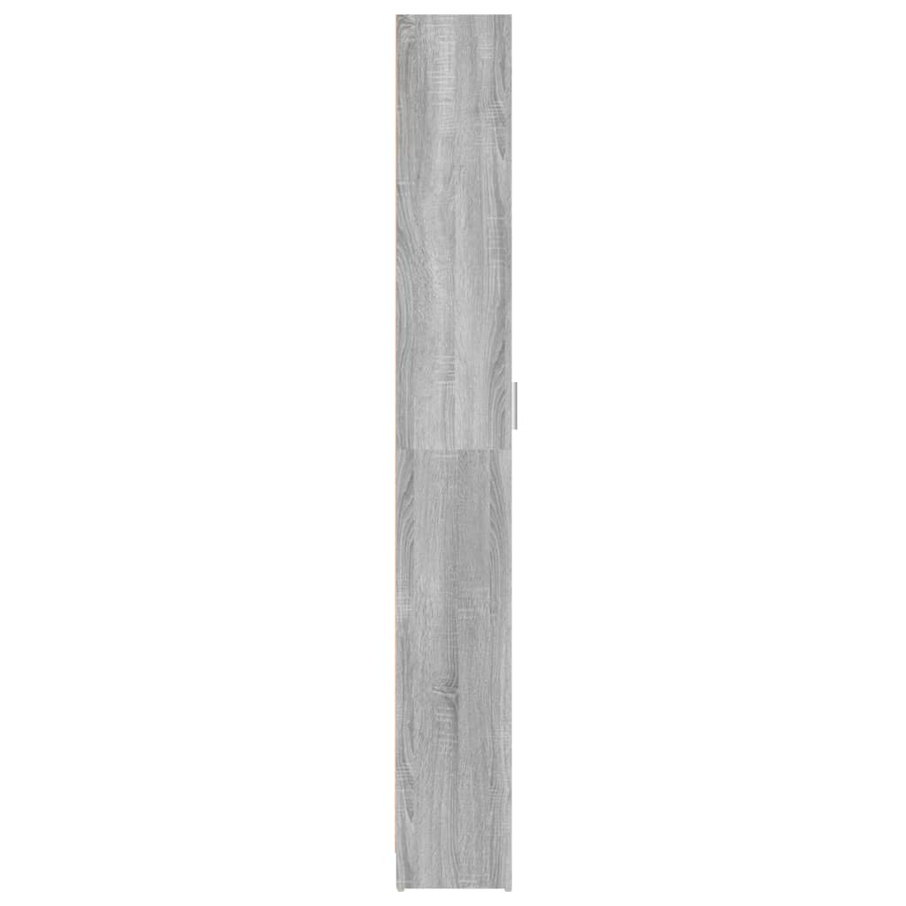 Gangkast 55x25x189 cm bewerkt hout grijs sonoma eikenkleurig