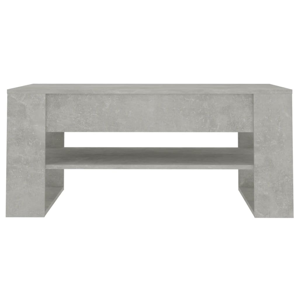 Salontafel 102x55x45 cm bewerkt hout betongrijs