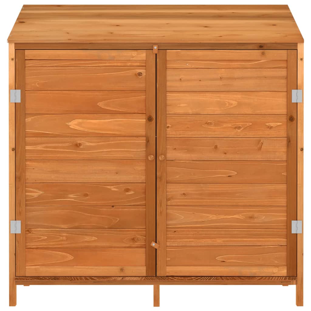 Tuinschuur 102x52x112 cm massief vurenhout bruin