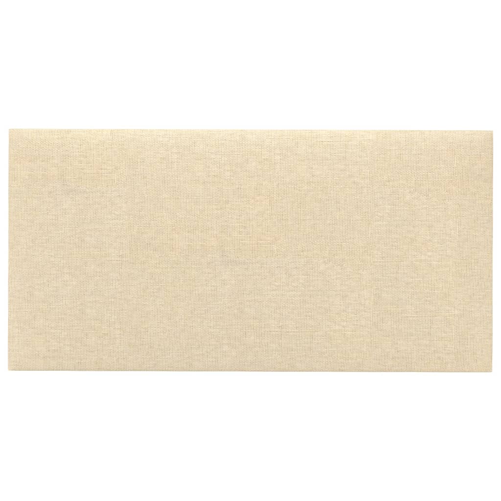 Wandpanelen 0,54 M² Stof Kleurig Crème 30 x 15 cm Rechthoekig