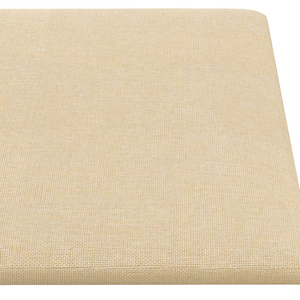 Wandpanelen 0,54 M² Stof Kleurig Crème 30 x 15 cm Rechthoekig