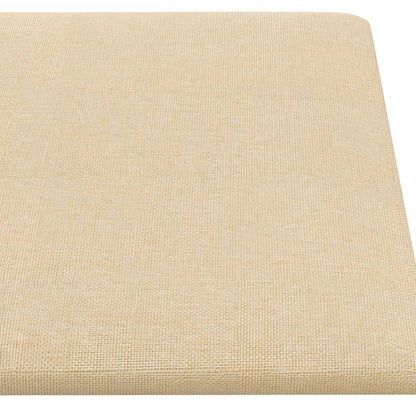 Wandpanelen 0,54 M² Stof Kleurig Crème 30 x 15 cm Rechthoekig