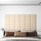 Wandpanelen 0,54 M² Stof Kleurig Crème 30 x 15 cm Rechthoekig