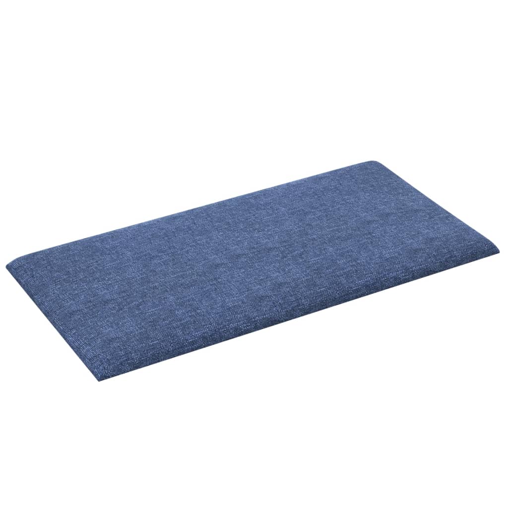 Wandpanelen 0,54 M² Stof Blauw 30 x 15 cm Rechthoekig