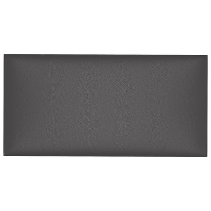 Wandpanelen 0,54 M² Kunstleer Grijs 30 x 15 cm Rechthoekig