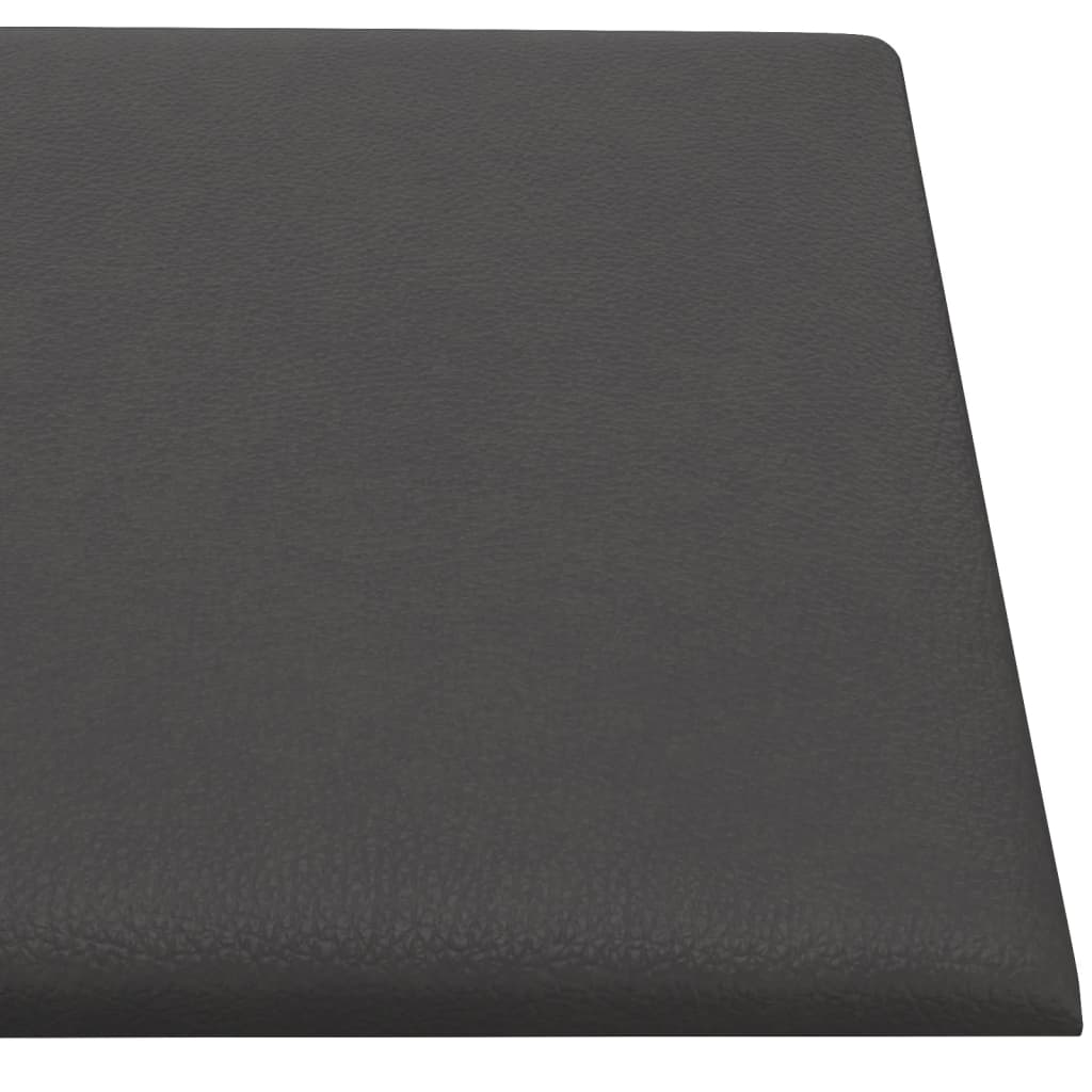 Wandpanelen 0,54 M² Kunstleer Grijs 30 x 15 cm Rechthoekig