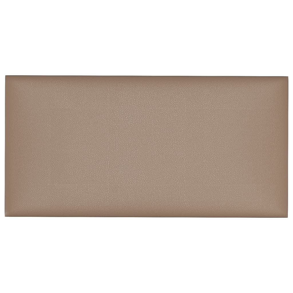 Wandpanelen 0,54 M² Kunstleer Kleurig Cappuccino 30 x 15 cm Rechthoekig