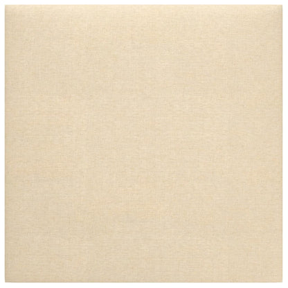Wandpanelen 1,08 M² Stof Kleurig Crème 30 x 30 cm Rechthoekig
