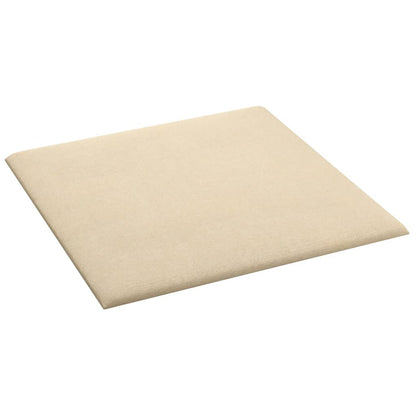 Wandpanelen 1,08 M² Stof Kleurig Crème 30 x 30 cm Rechthoekig