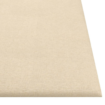 Wandpanelen 1,08 M² Stof Kleurig Crème 30 x 30 cm Rechthoekig