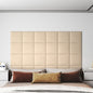 Wandpanelen 1,08 M² Stof Kleurig Crème 30 x 30 cm Rechthoekig