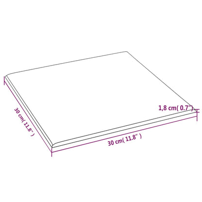Wandpanelen 1,08 M² Stof Wijnrood 30 x 30 cm Rechthoekig