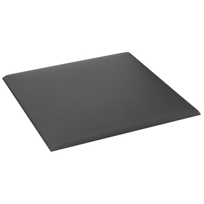 Wandpanelen 1,08 M² Kunstleer Grijs 30 x 30 cm Rechthoekig