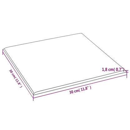 Wandpanelen 1,08 M² Fluweel Roze 30 x 30 cm Rechthoekig