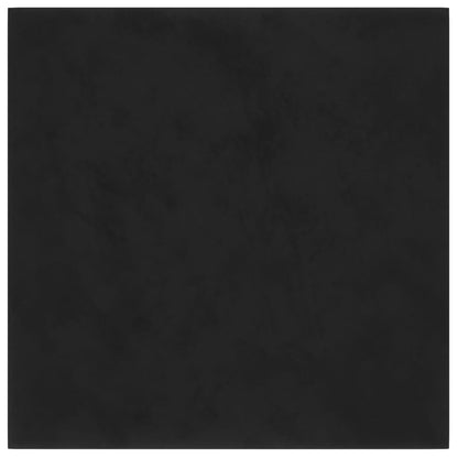 Wandpanelen 1,08 M² Fluweel Zwart 30 x 30 cm Rechthoekig