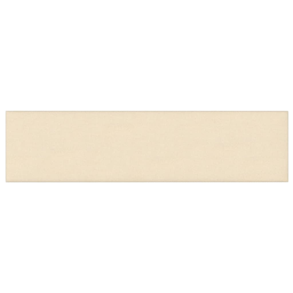 Wandpanelen 1,08 M² Stof Kleurig Crème 60 x 15 cm Rechthoekig