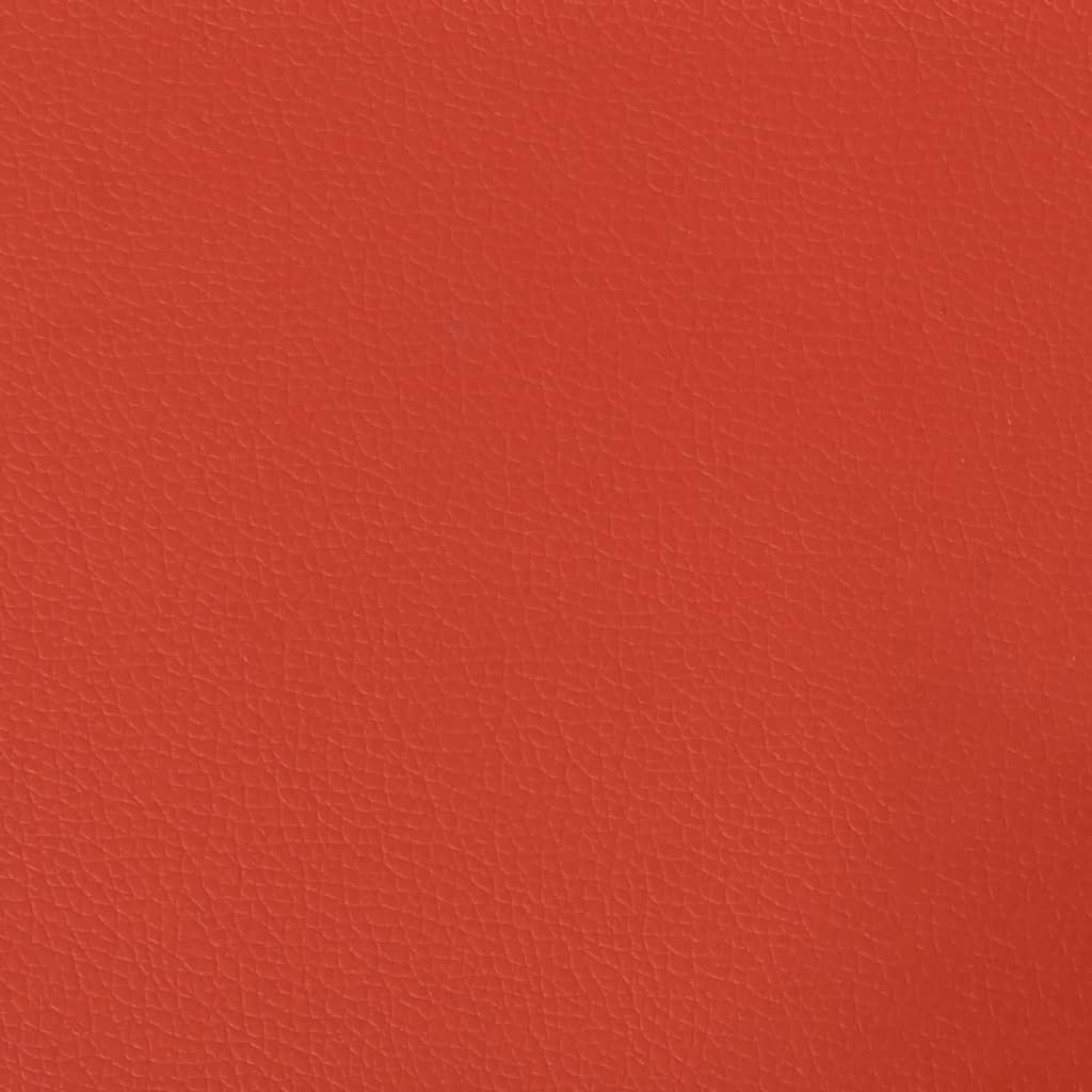 Wandpanelen 1,08 M² Kunstleer Rood 60 x 15 cm Rechthoekig
