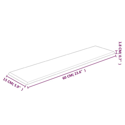 Wandpanelen 1,08 M² Fluweel Blauw 60 x 15 cm Rechthoekig