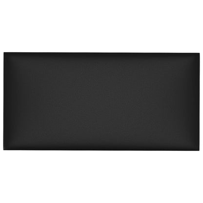 Wandpanelen 2,16 M² Kunstleer Zwart 60 x 30 cm Rechthoekig